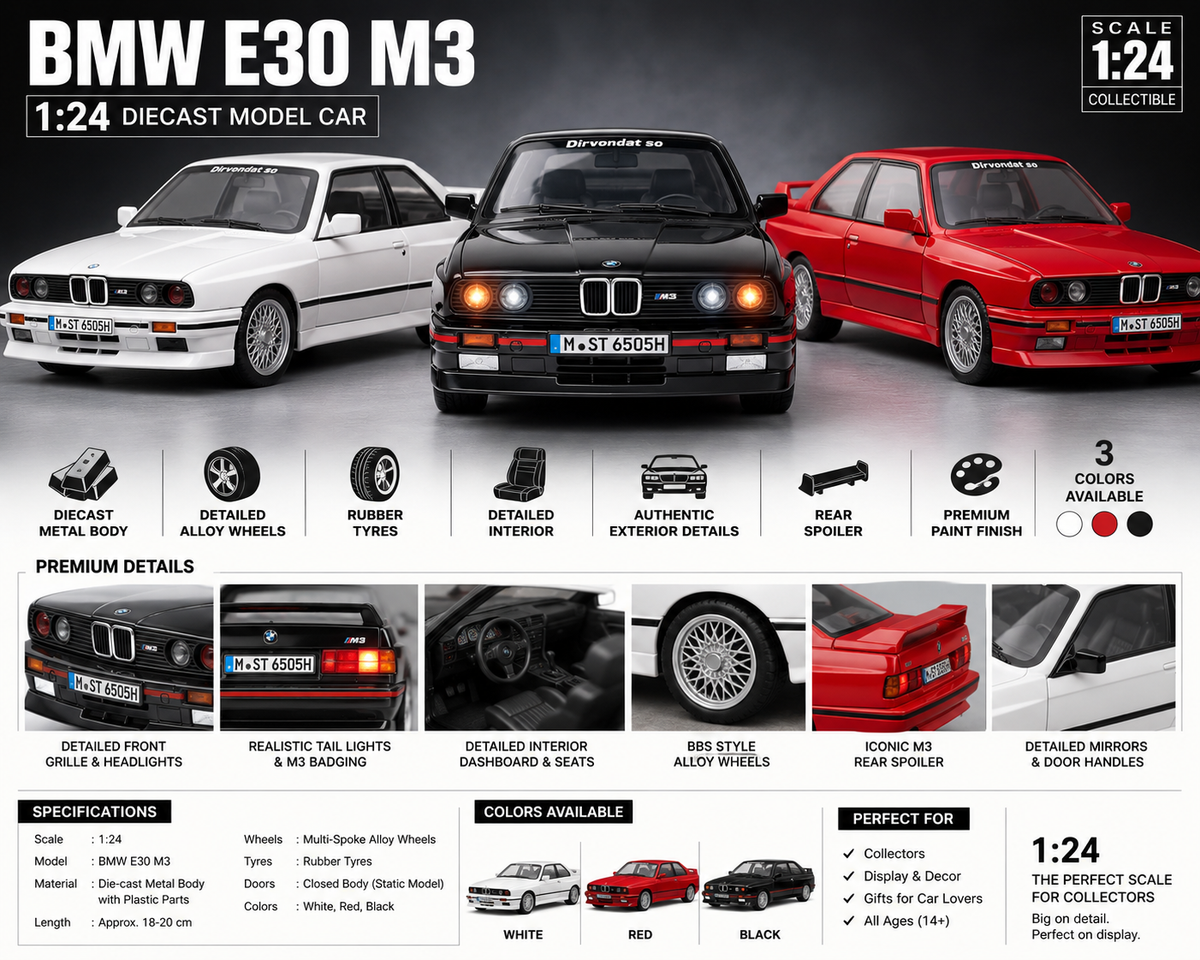 BMW e30 Die- cast