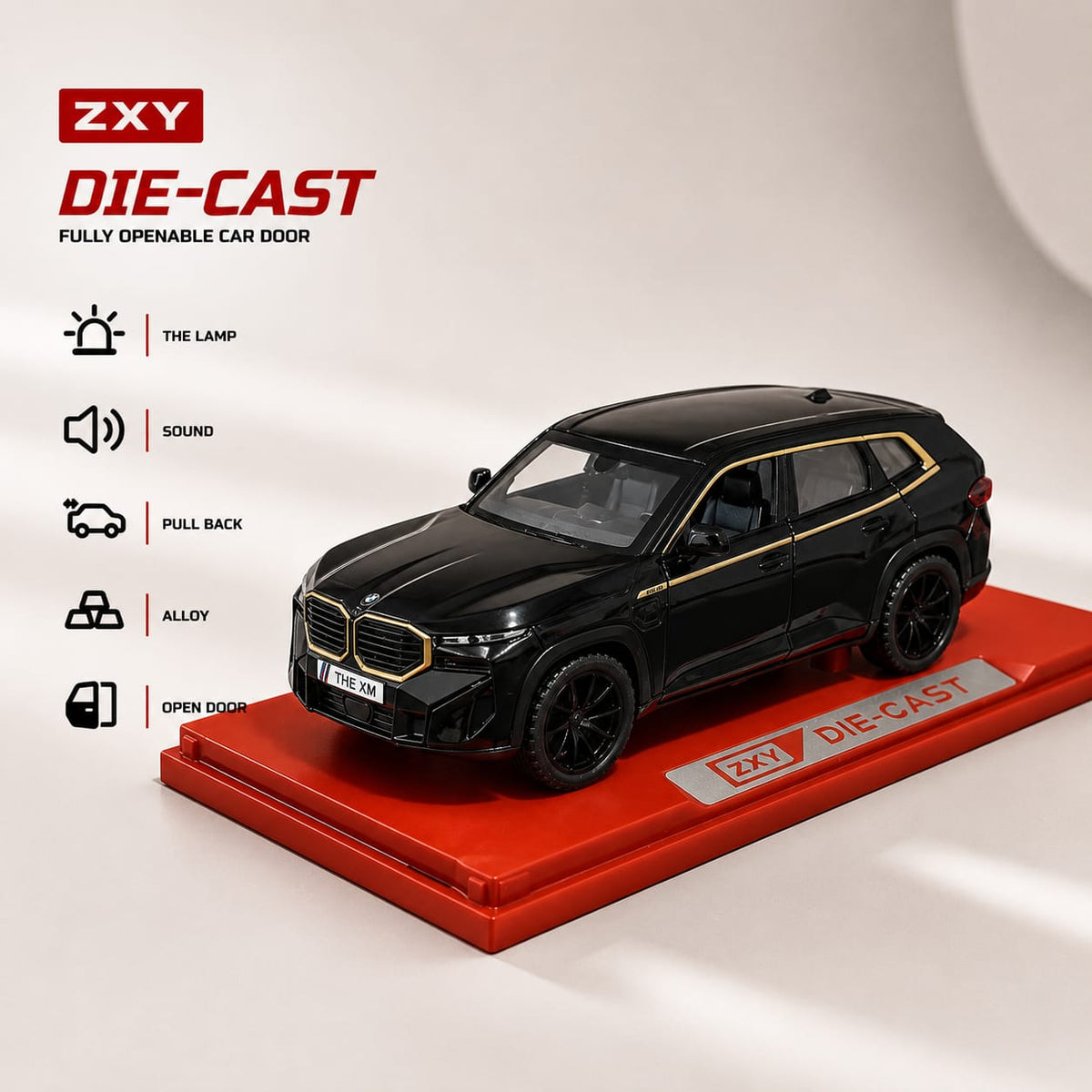 1:32 Scale Metallic Diecast