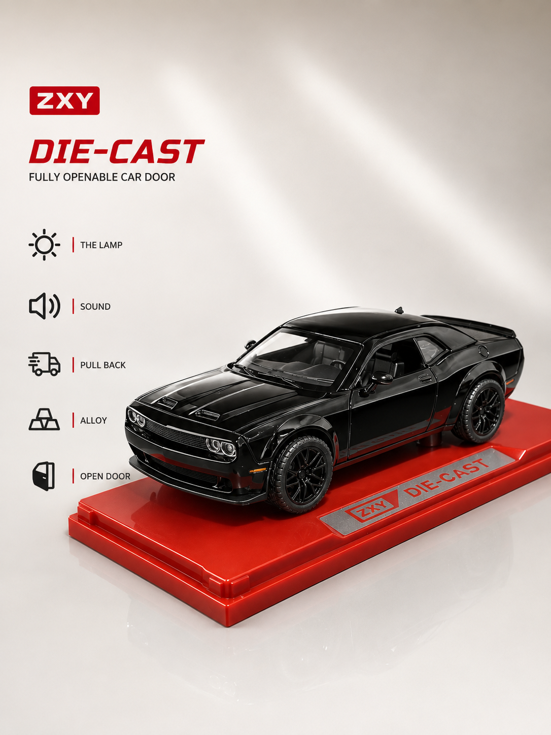 1:32 Scale Metallic Diecast