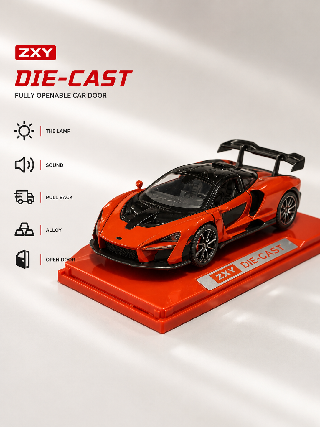 1:32 Scale Metallic Diecast